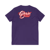 Unisex Jersey Short Sleeve V-Neck Tee