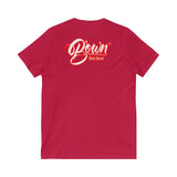 Unisex Jersey Short Sleeve V-Neck Tee