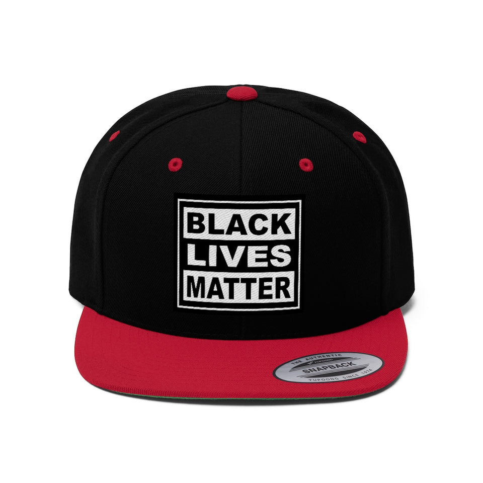 Black Lives Matter Flat Bill Hat