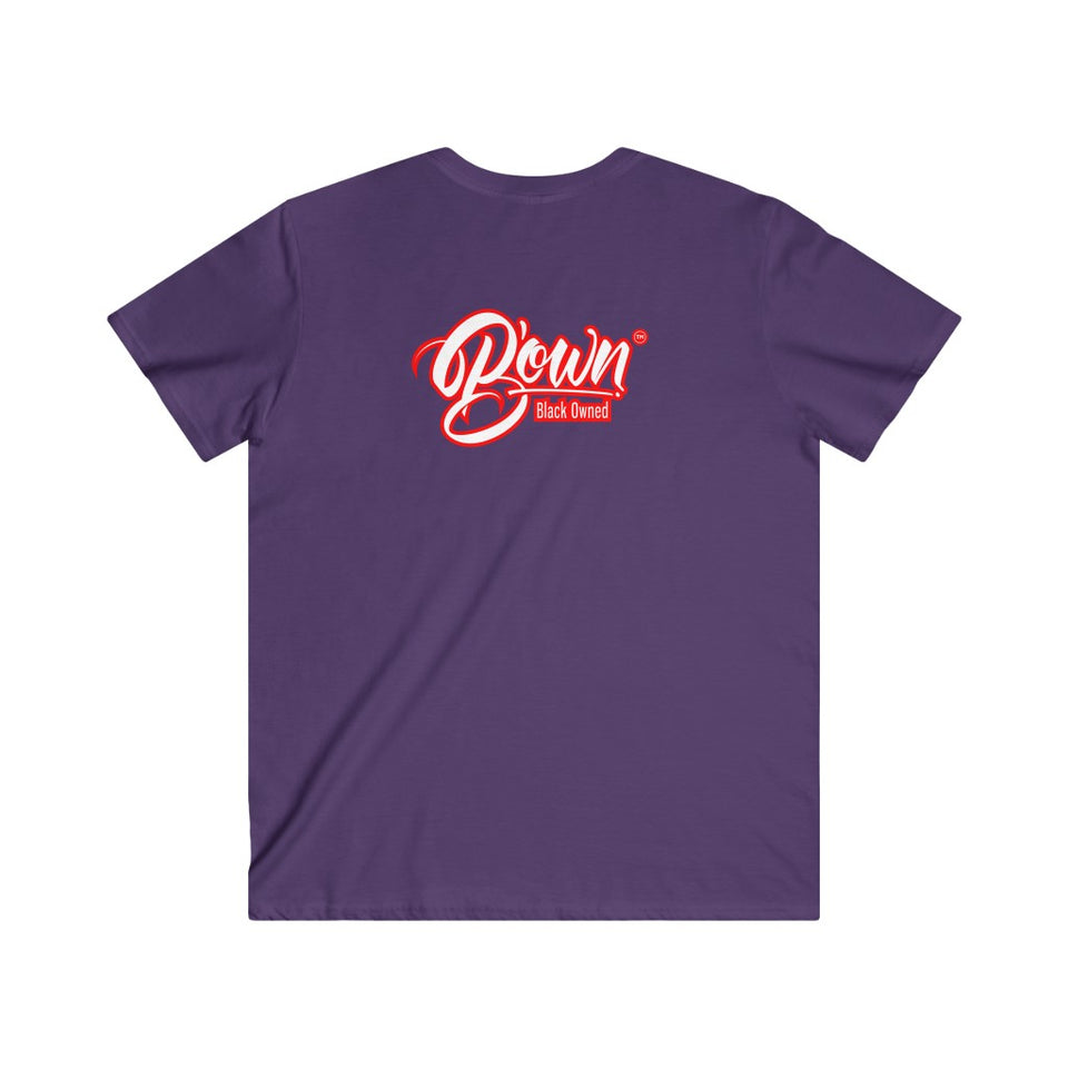 Men's Fitted V-Neck Short Sleeve Tee