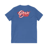 Unisex Jersey Short Sleeve V-Neck Tee
