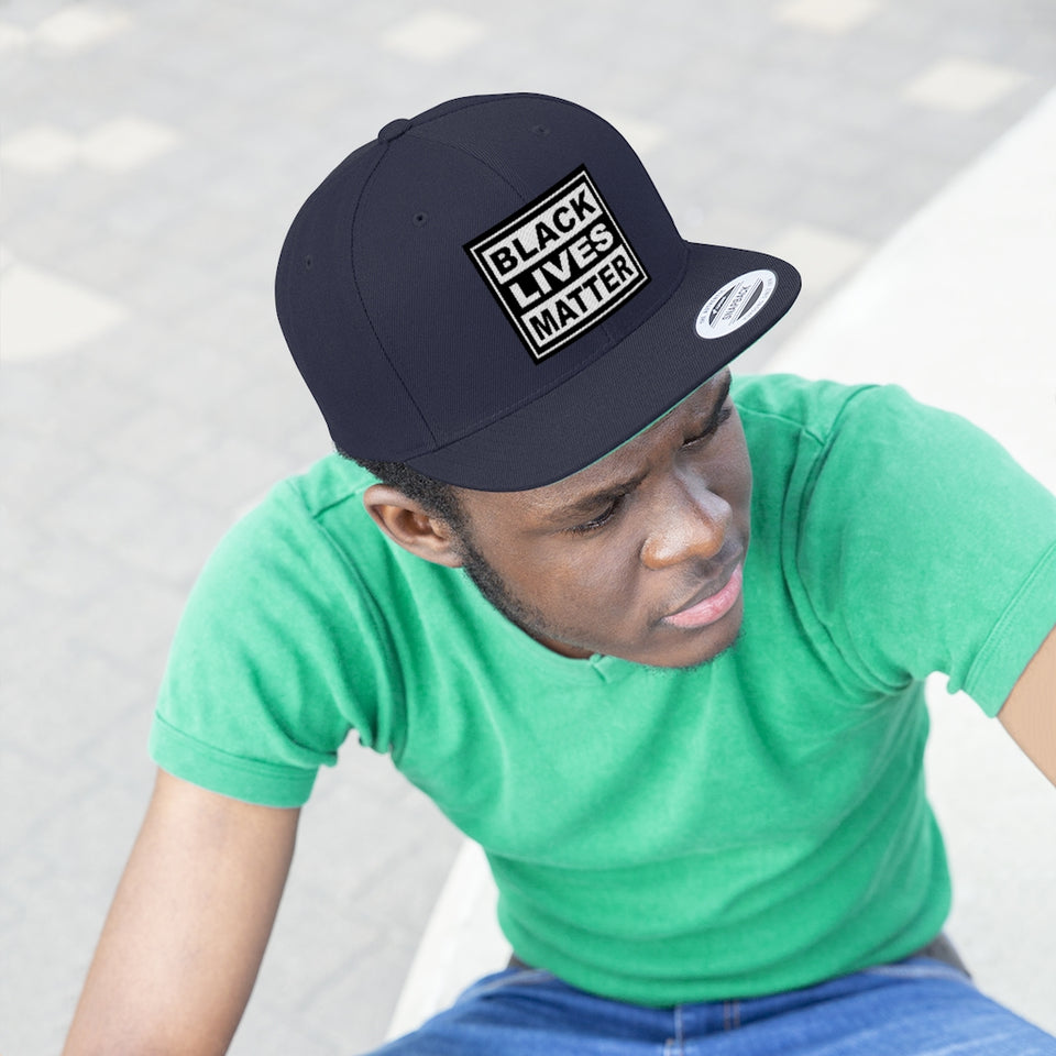 Black Lives Matter Flat Bill Hat