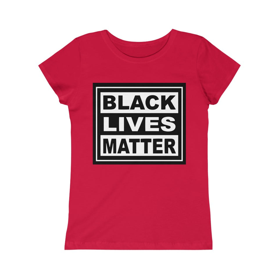 Black Lives Matter Girls Princess Tee