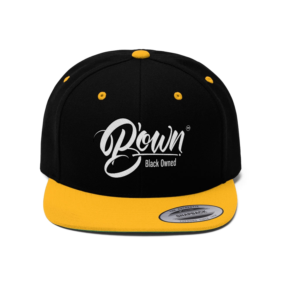 Unisex Flat Bill Hat