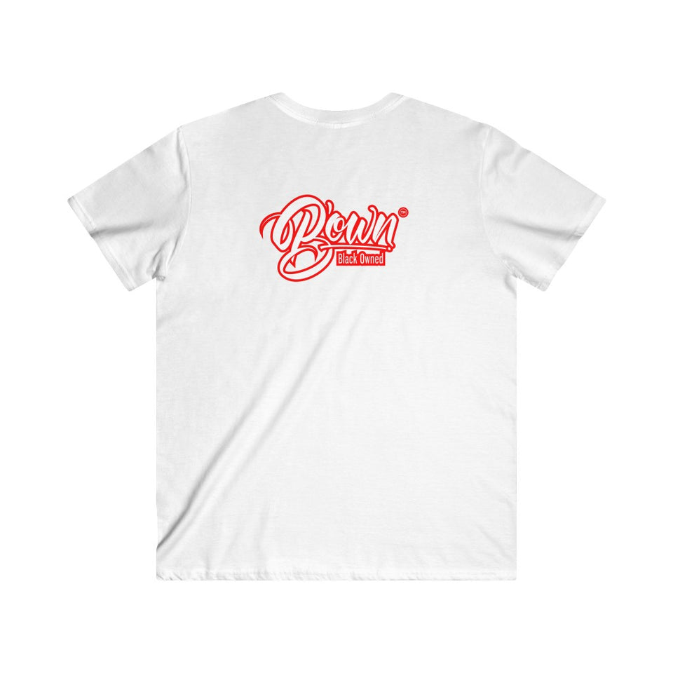 Men's Fitted V-Neck Short Sleeve Tee