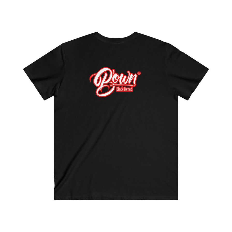 Men's Fitted V-Neck Short Sleeve Tee