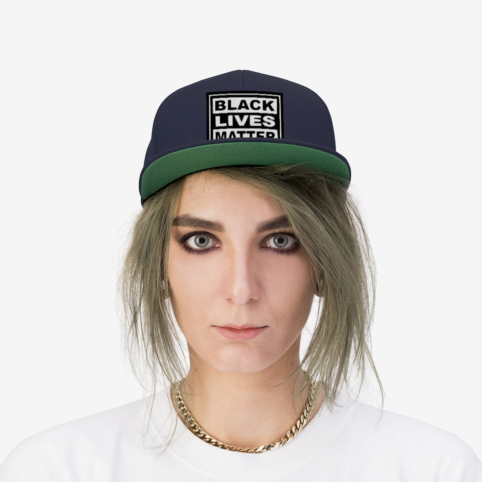 Black Lives Matter Flat Bill Hat