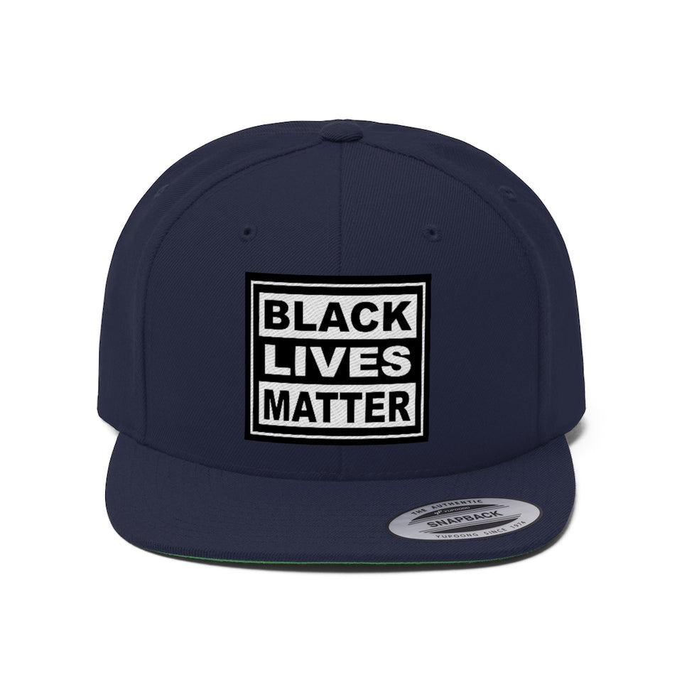 Black Lives Matter Flat Bill Hat