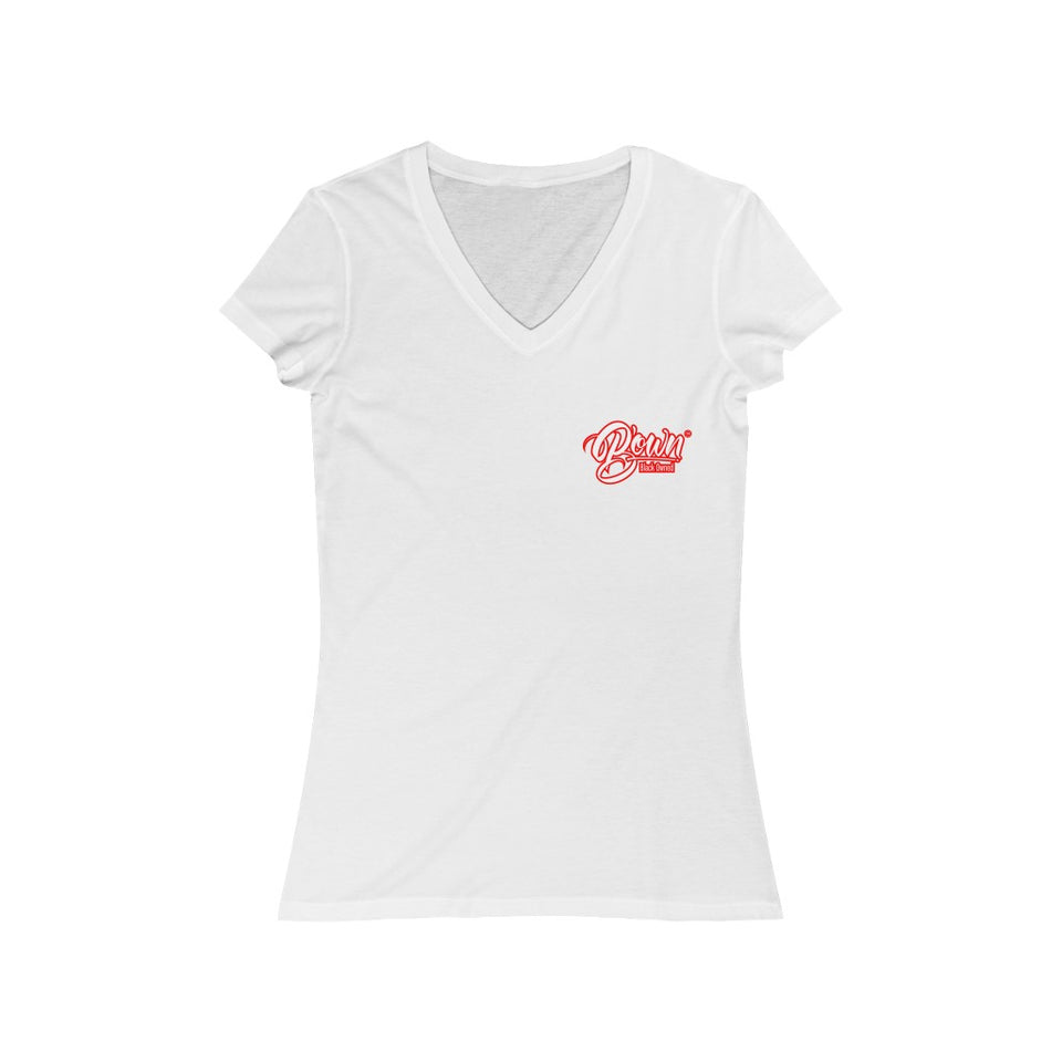 Women's Jersey Short Sleeve V-Neck Tee