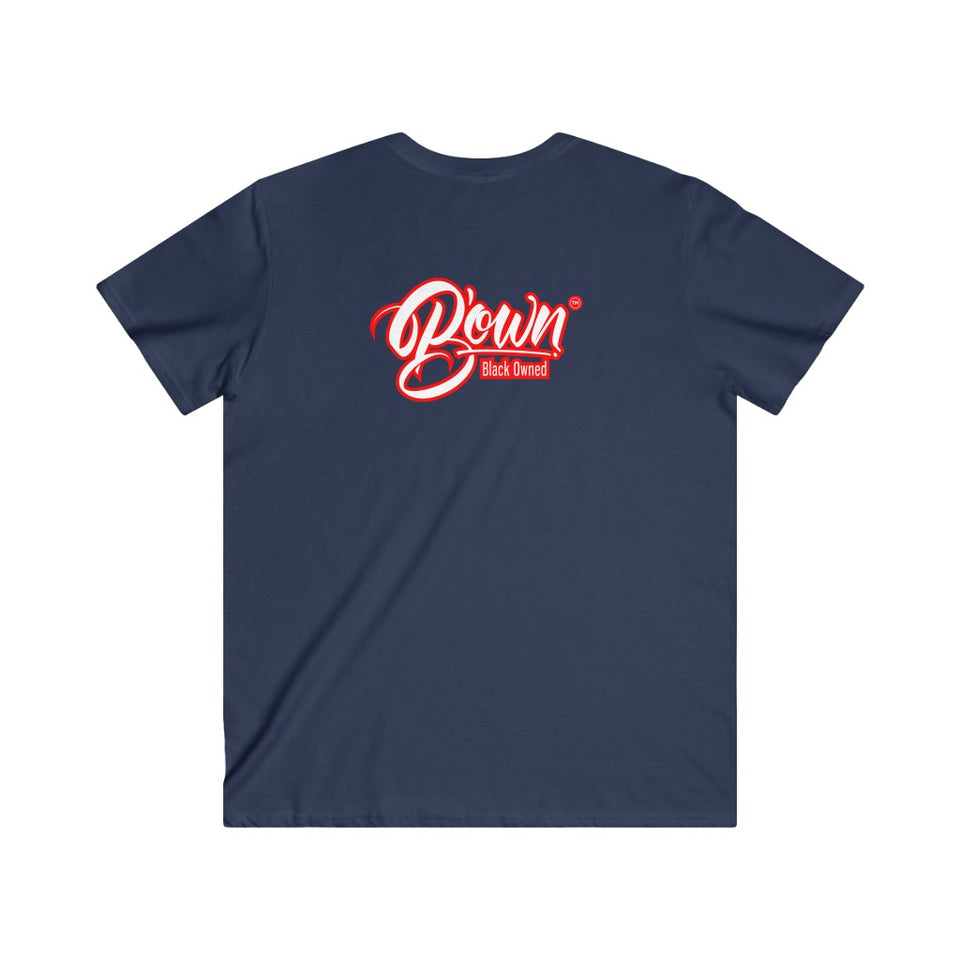 Men's Fitted V-Neck Short Sleeve Tee