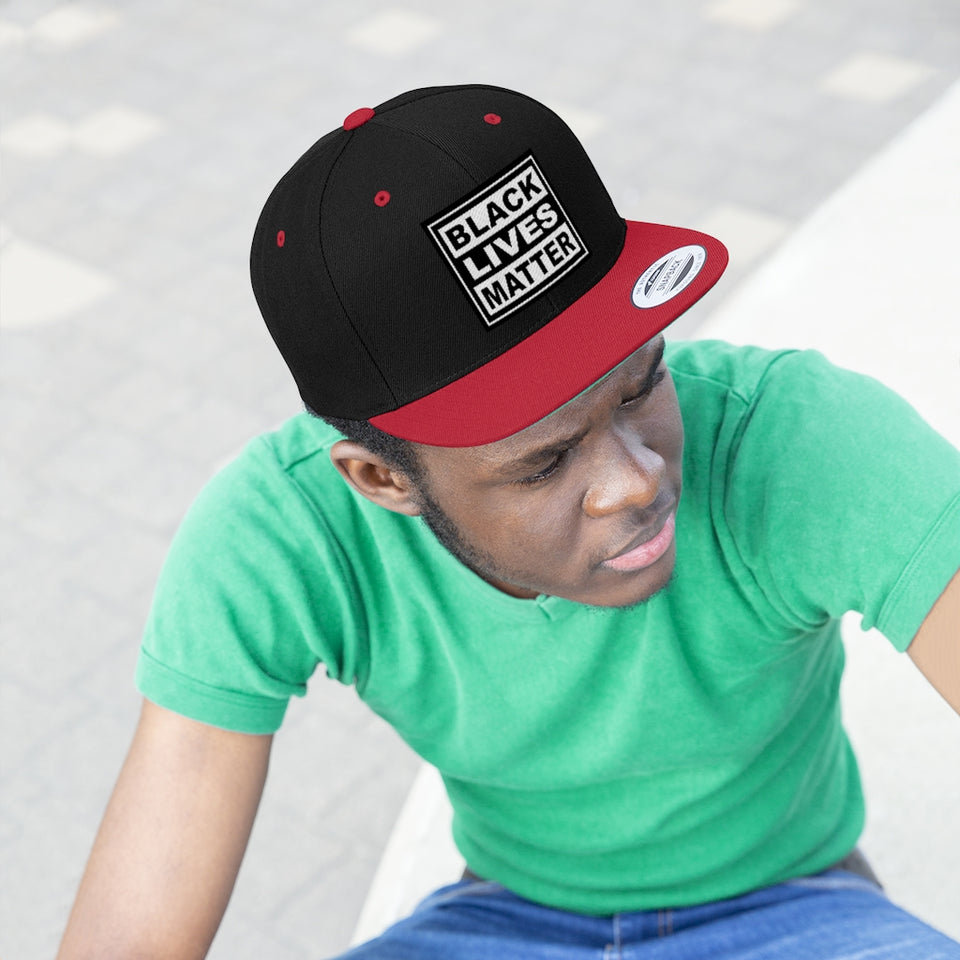 Black Lives Matter Flat Bill Hat