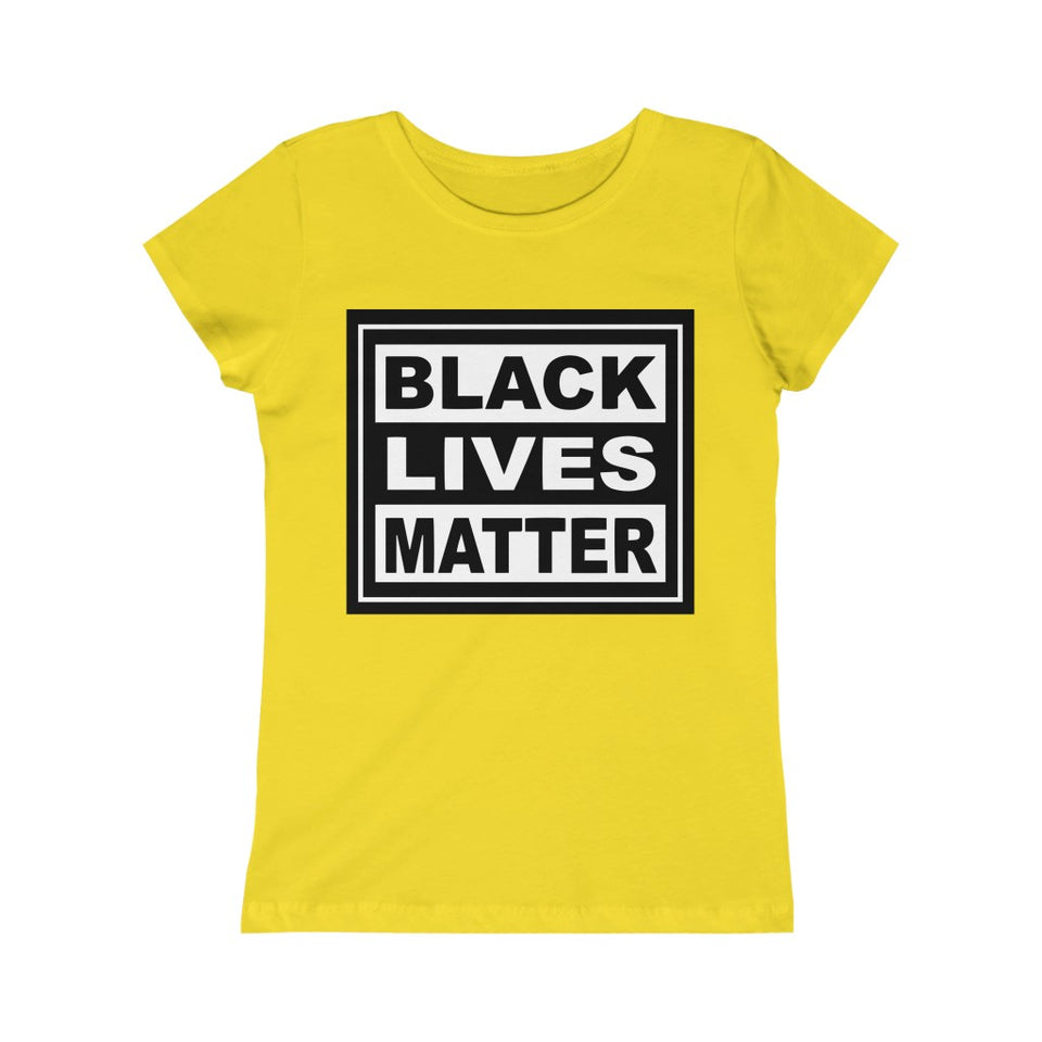 Black Lives Matter Girls Princess Tee