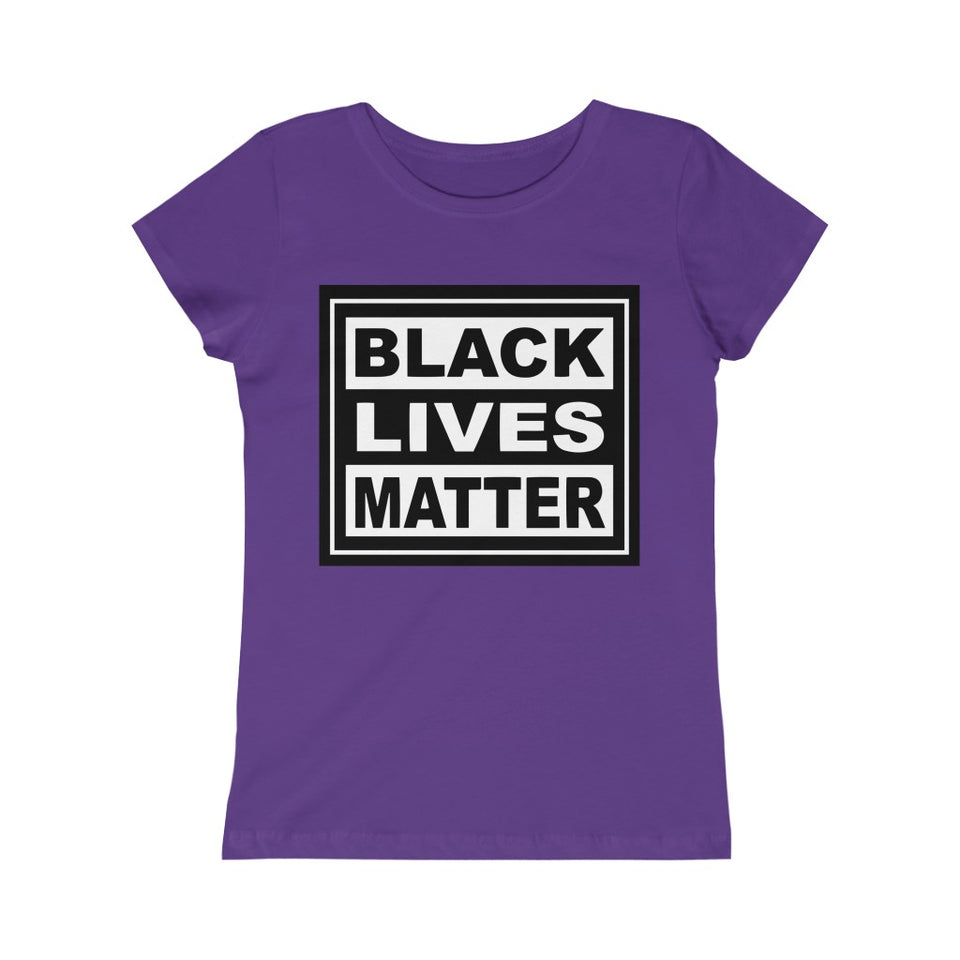 Black Lives Matter Girls Princess Tee