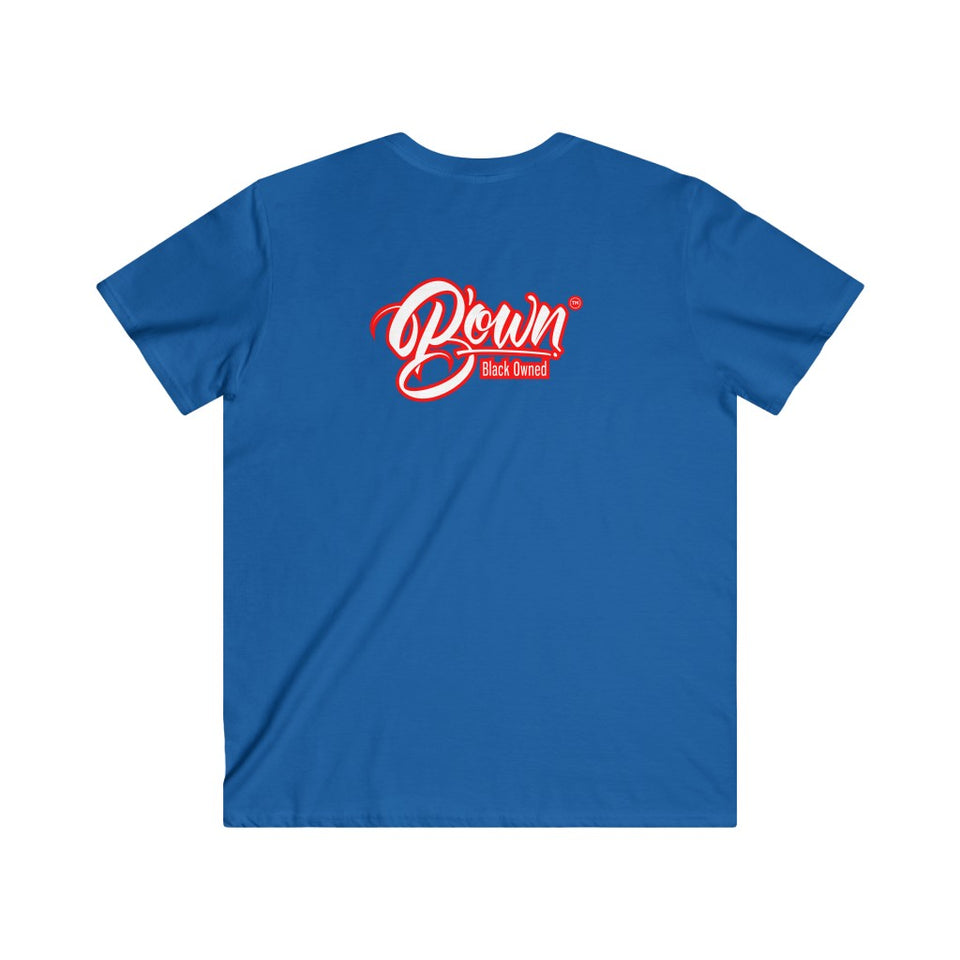Men's Fitted V-Neck Short Sleeve Tee
