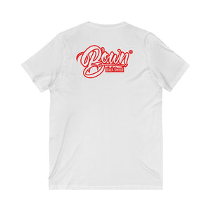 Unisex Jersey Short Sleeve V-Neck Tee