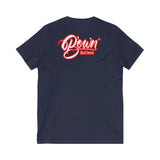 Unisex Jersey Short Sleeve V-Neck Tee
