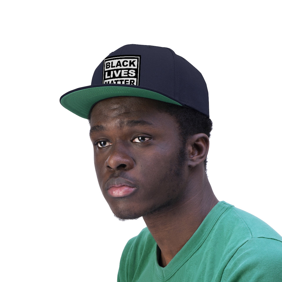 Black Lives Matter Flat Bill Hat